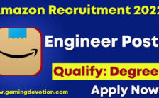 Amazon Recruitment 2022 – Engineer Posts for Various Vacancies | Apply Online