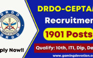 DRDO-CEPTAM Recruitment 2022 – Technician Posts for 1901 Vacancies | Apply Online