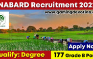 NABARD Recruitment 2022 – Grades B Posts for 177 Vacancies | Apply Online