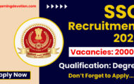 SSC CGL Recruitment 2022 – Group B & C Posts for 20,000+ Vacancies | Apply Online