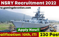 NSRY Recruitment 2022 – Technician Posts for 230 Vacancies | Apply Offline