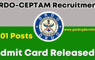 DRDO-CEPTAM Recruitment 2022 – STA & Technician Posts for 1901 Vacancies Admit card Released