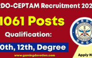 DRDO-CEPTAM Recruitment 2022 – Assistant Posts for 1061 Vacancies | Apply Online