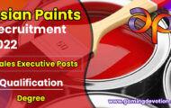 Asian Paints Recruitment 2022 – Executive Posts for Various Vacancies | Apply Online