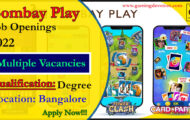 Bombay Play Recruitment 2022 – Engineer Posts for Various Vacancies | Apply Online