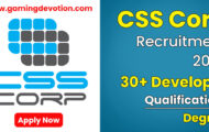 CSS Corp Recruitment 2022 – Developer Posts for 30+ Vacancies | Apply Online
