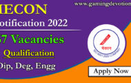 MECON Recruitment 2022 – Executive Posts for 167 Vacancies | Apply Online