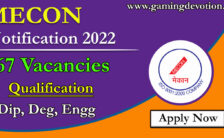 MECON Recruitment 2022 – Executive Posts for 167 Vacancies | Apply Online