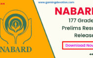 NABARD Recruitment 2022 – Assistant Posts for 177 Vacancies Results Released