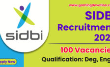 SIDBI Recruitment 2023 – Executive Posts for 100 Vacancies | Apply Online