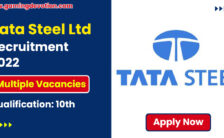 Tata Steel Recruitment 2022 – Technician Posts for Various Vacancies | Apply Online